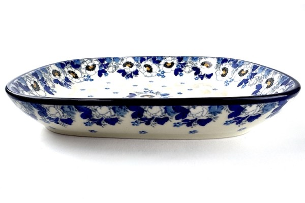 159 Bunzlau Rechthoekige schaal 2222X 159 Schotel rechthoek 22,5x19cm